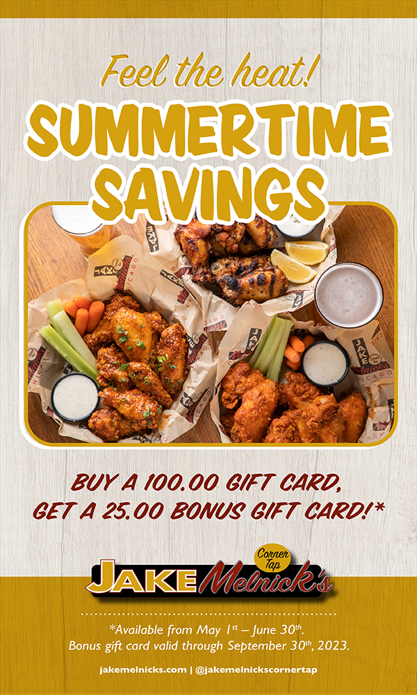 Summertime Savings!