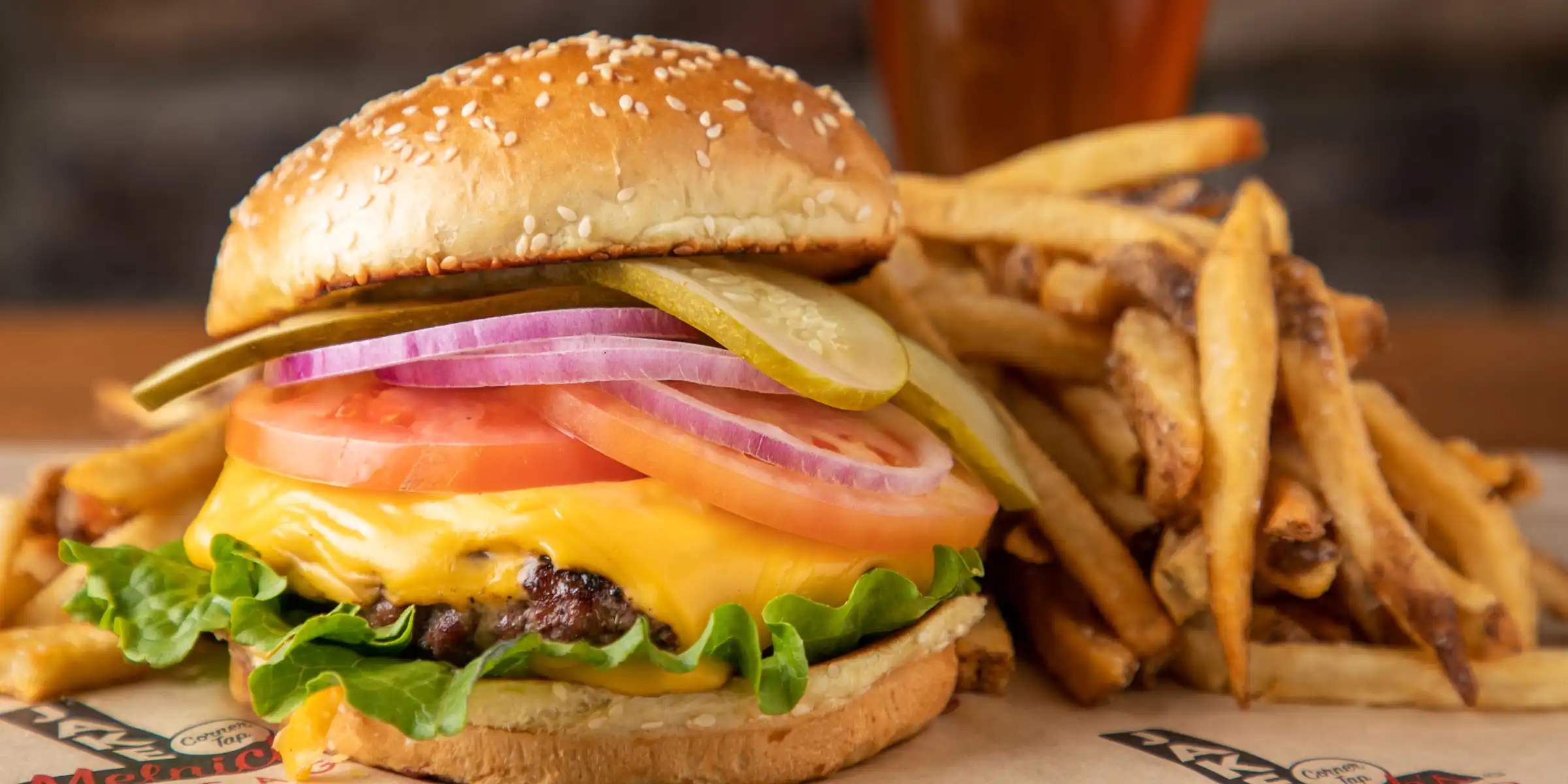 Burger at Jake Melnick's - desktop version